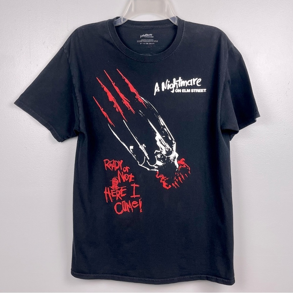 A Nightmare On Elm Street Graphic Tee Shirt Size M; Horror, Halloween, Freddy